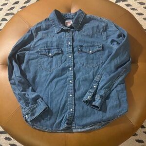 Levi's Classic Blue Denim Shirt